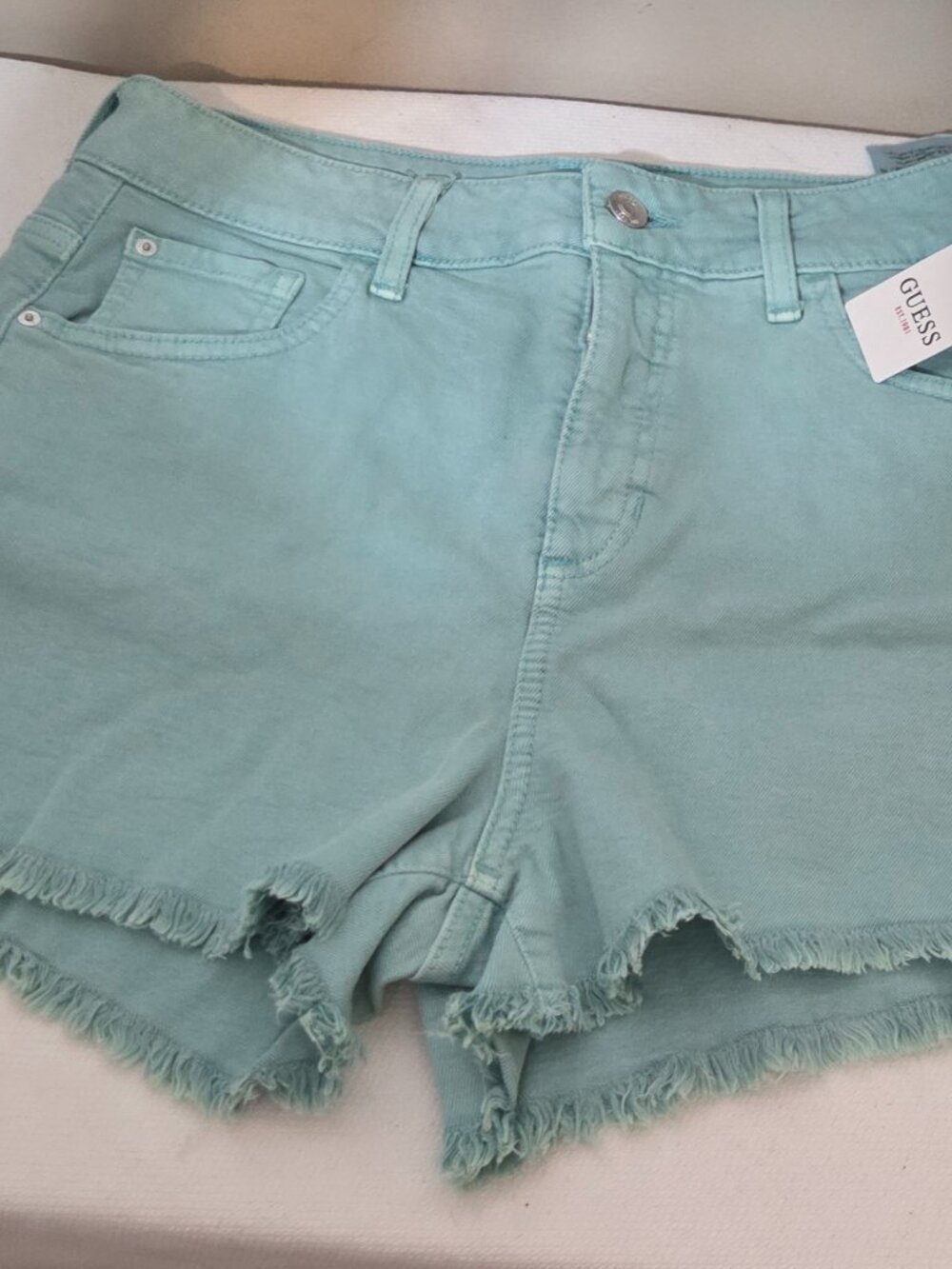 Guess Vintage Mom SHort Minty Mist Multi SIZE: 29